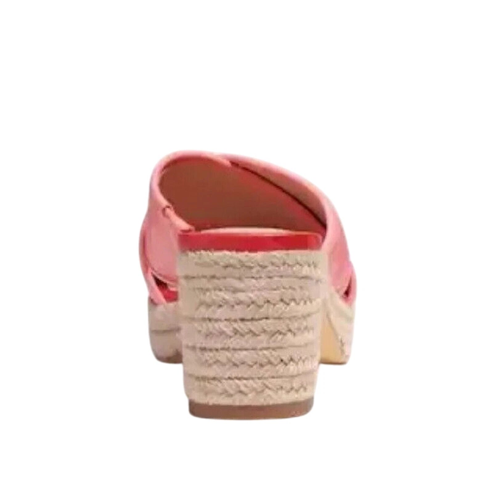 COACH ESPADRILLE SLIDE-ON SANDALS SLOAN IN PINK LEMONADE SIZES 10 & 11 AVAILABLE