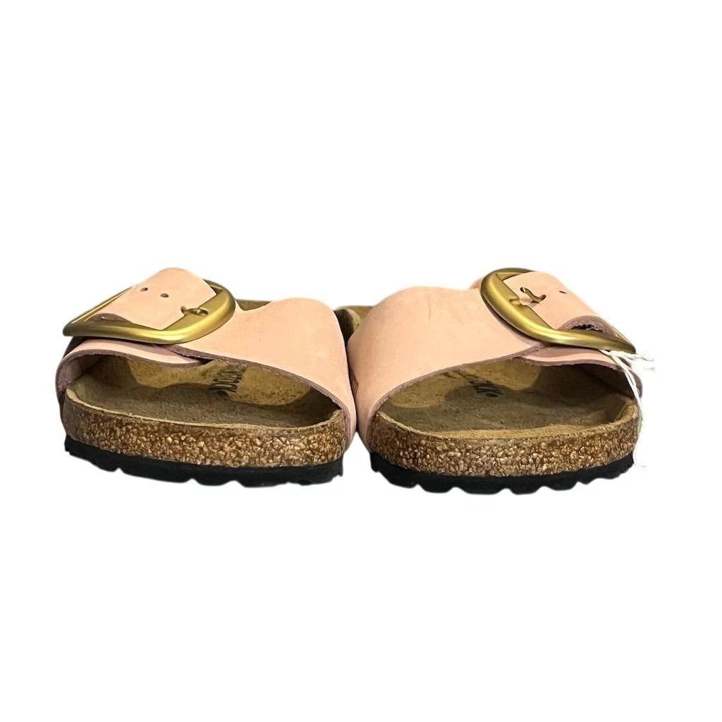 Birkenstock Madrid Big Buckle Women's Pink Leather Slide Sandals 7 Slip On