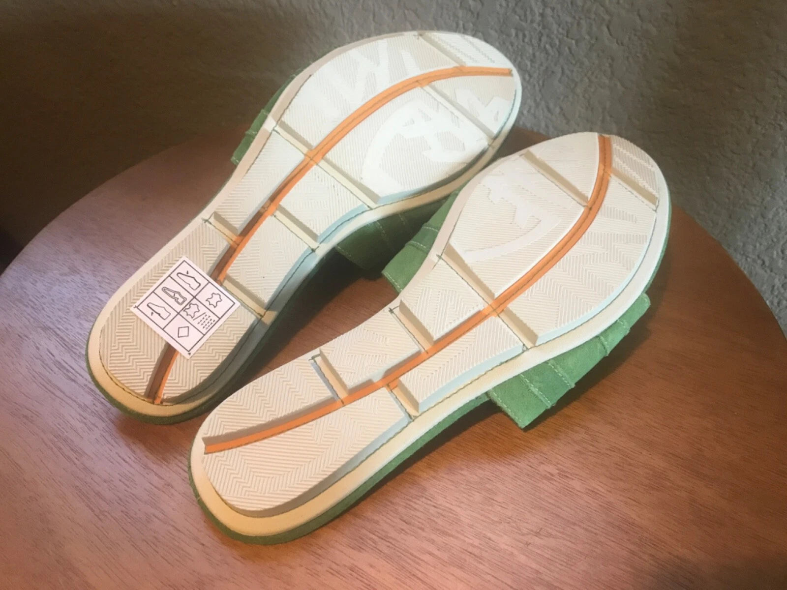 Rare New W/out Box Timberland Slide Sandals Womens Sz 9 Green Suede Adjustable