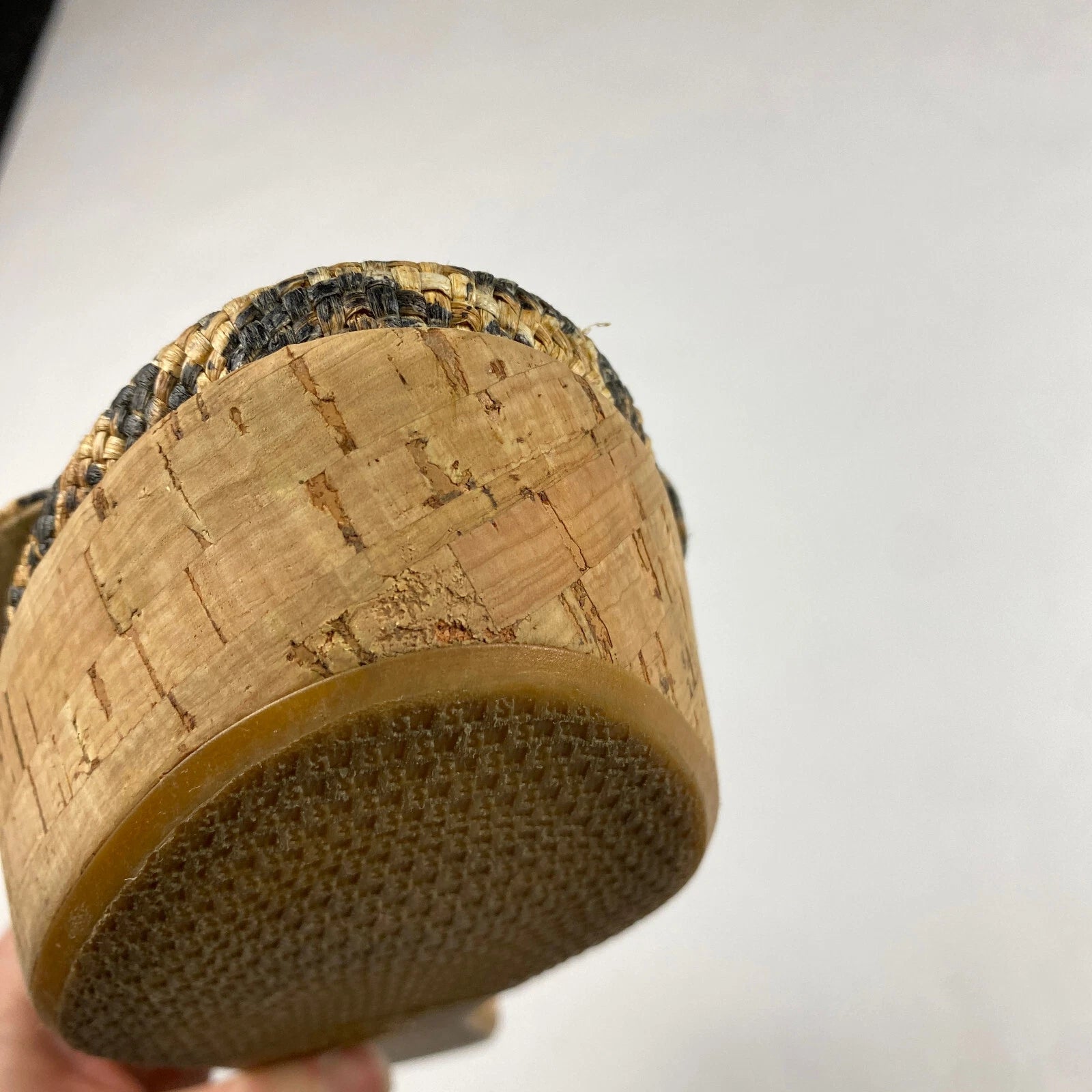 Stuart Weitzman Flatout Leopard Print Wedge Sandal Slide Women's Size 8