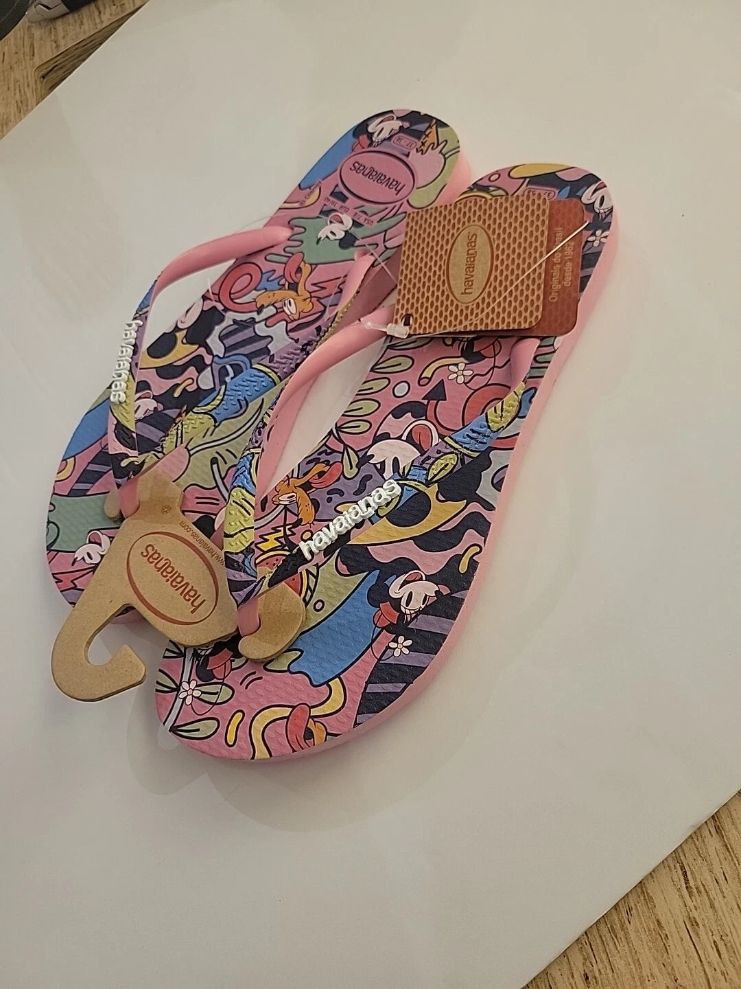 Havaianas Slim Disney Style Flip-Flops Womens Size 7- New