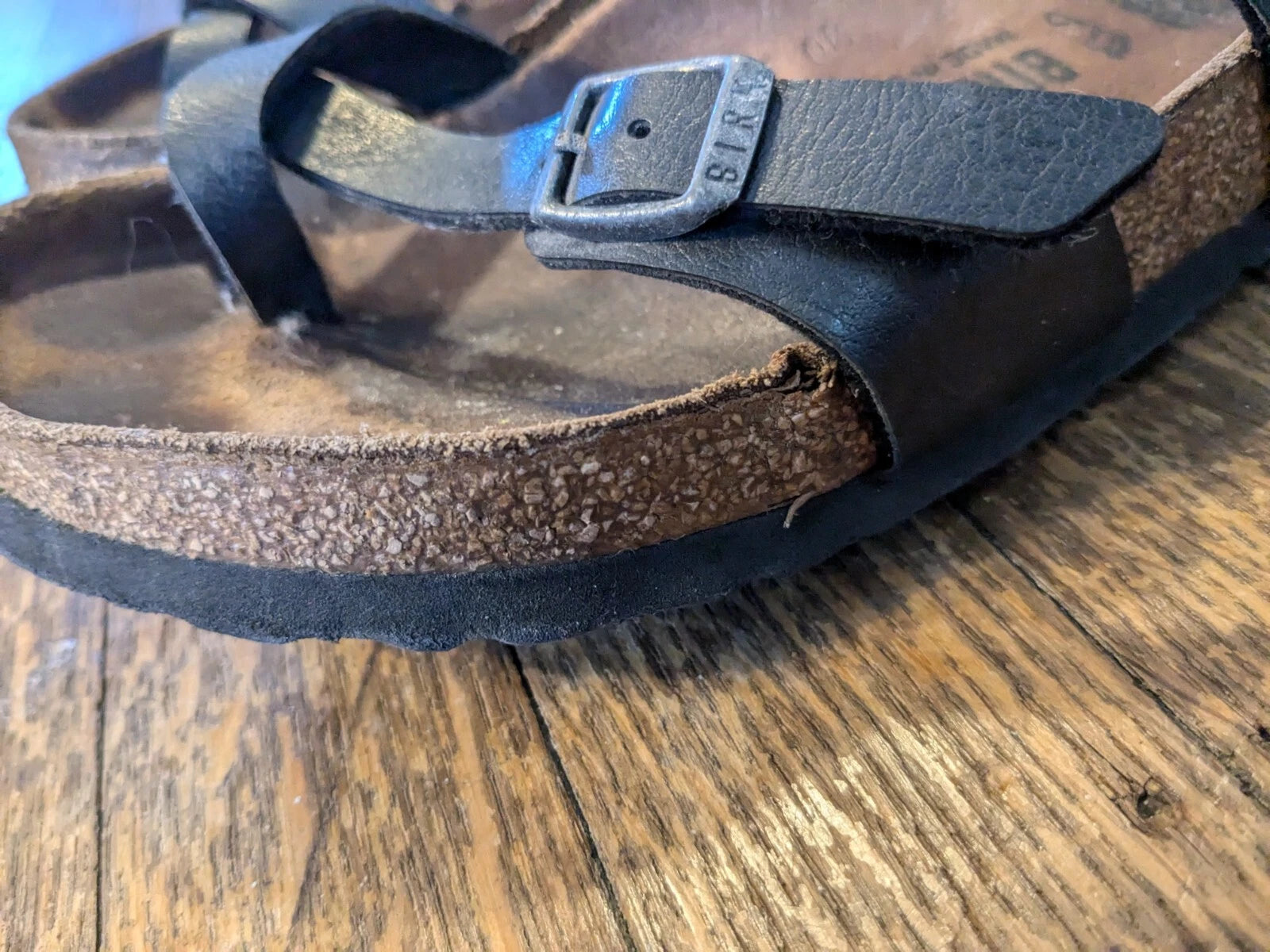 Birkenstock Mayari Graceful Pearl Black Regular Size 38 Made Germany Buckle