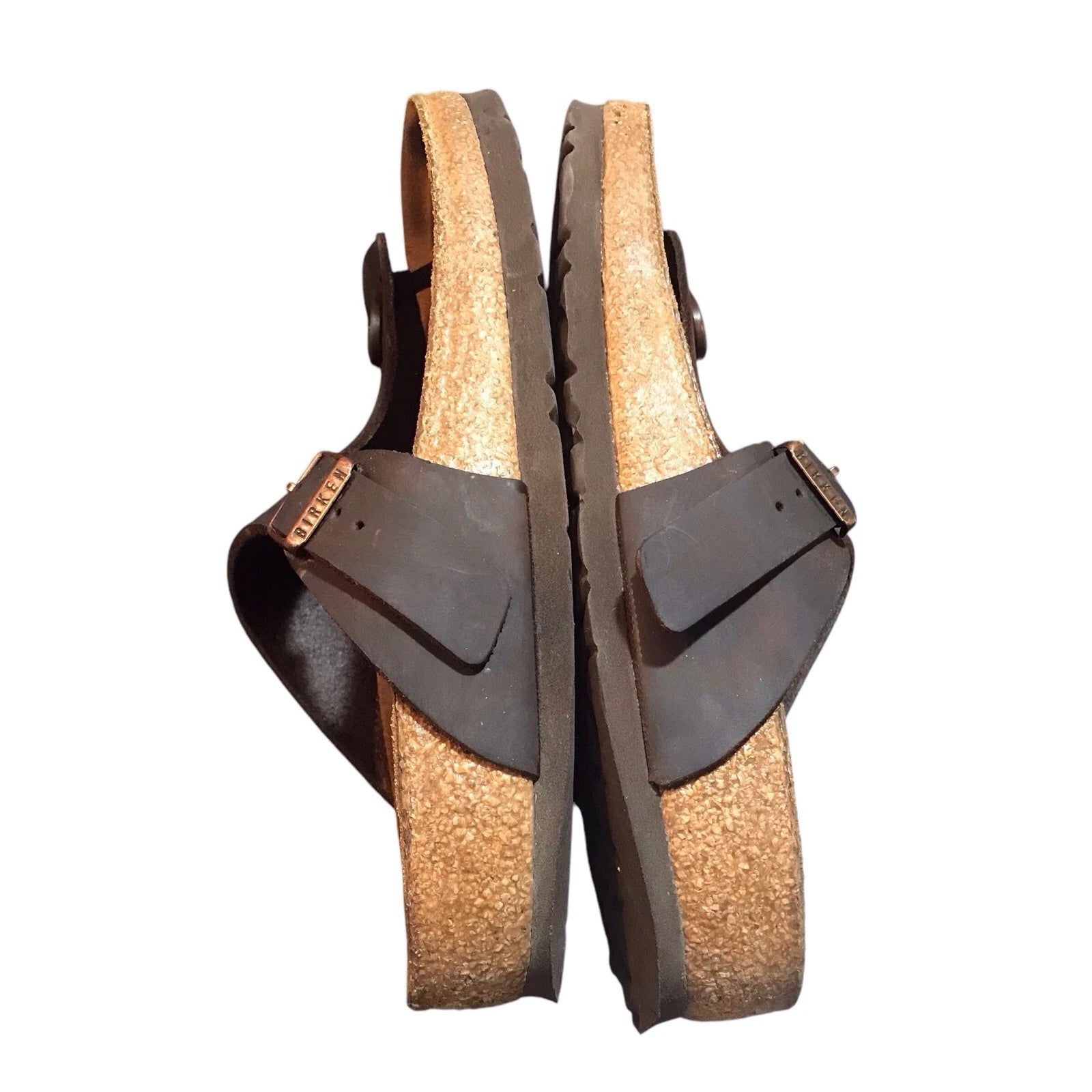 Birkenstock Gizeh Brown Slide Sandals Size EU 37 US 6 Comfort