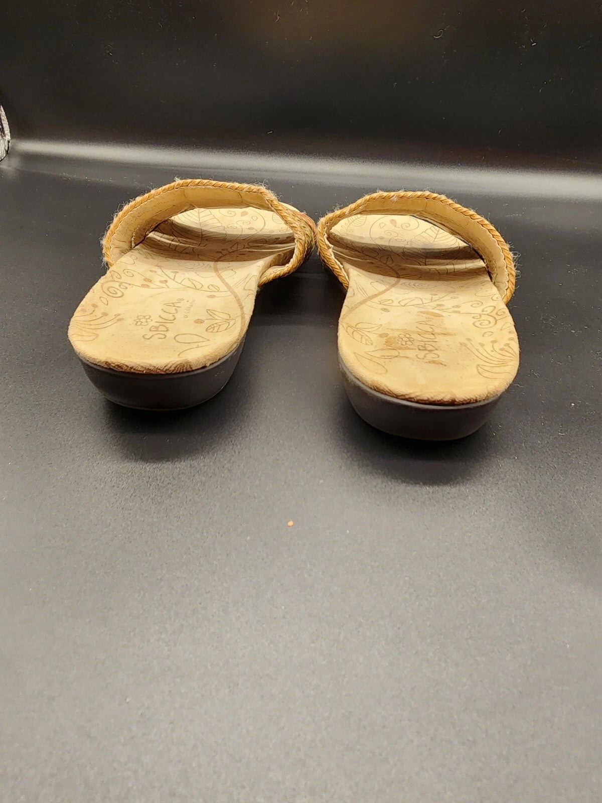 SBICCA Multi-colored 'Braid' Style Slide Sandals Women's Size 7.5M