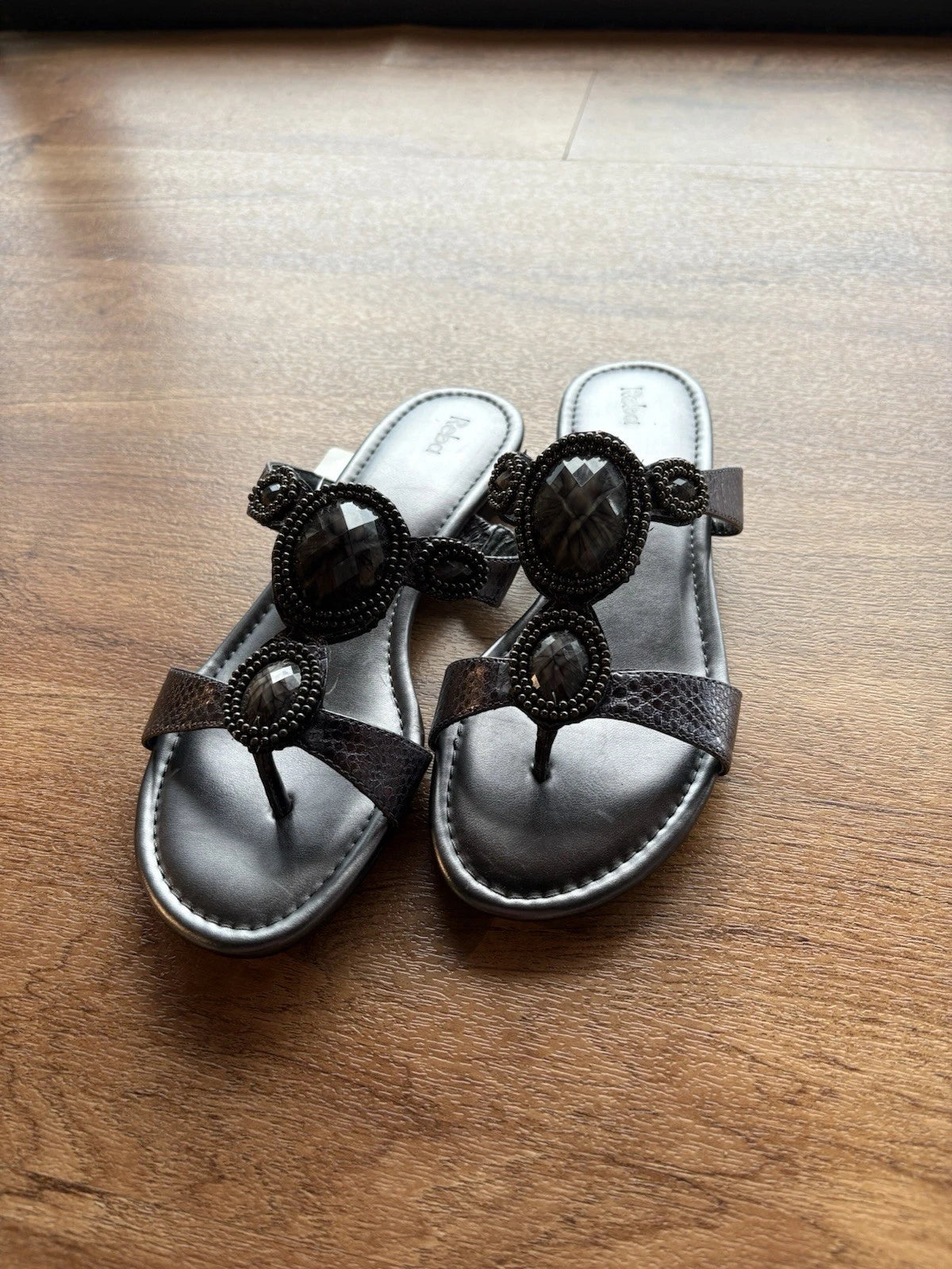 Reba Women Sandals Size 9 Style # A9418L1901 JOYCE, PEWTED