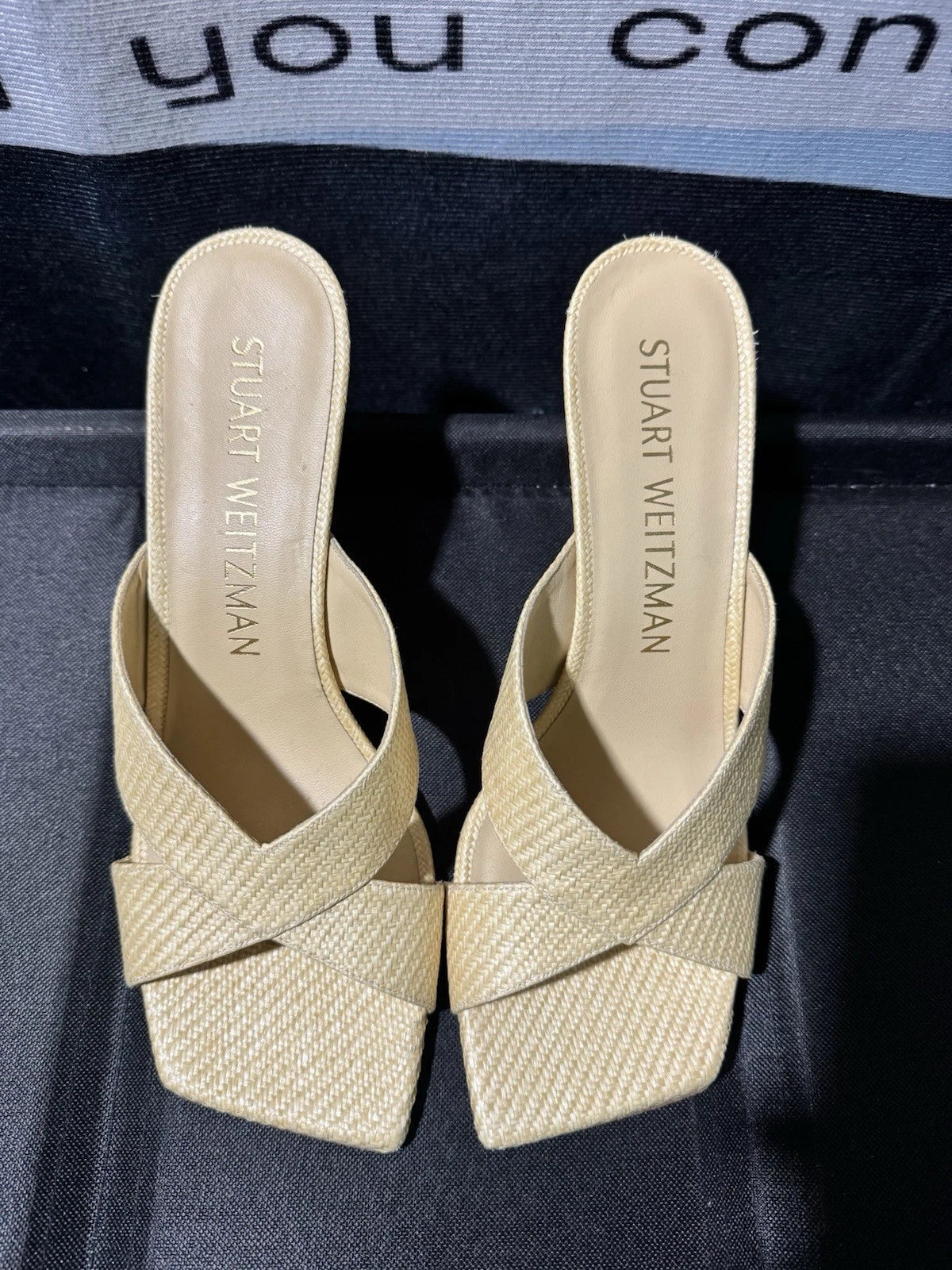 Stuart Weitzman Women's Carmen Sandal in Wheat Size 10B