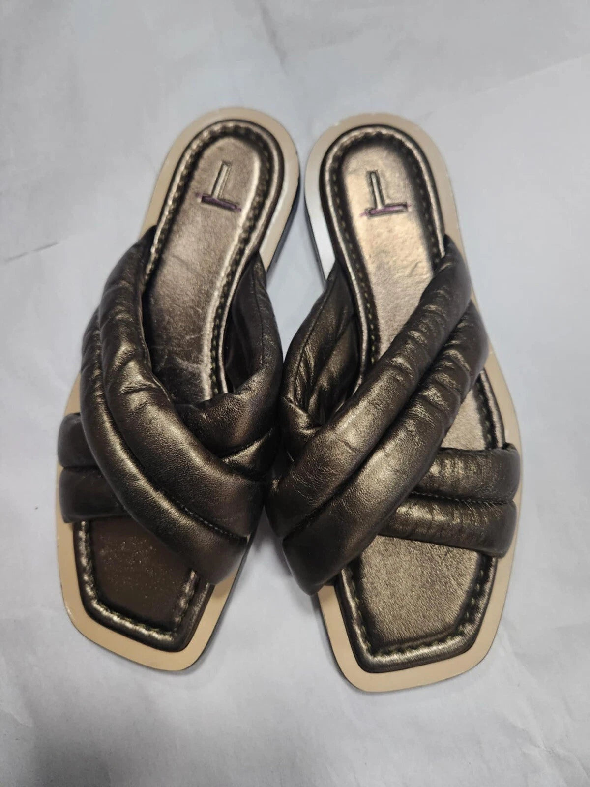 LAFAYETTE 148 NEW YORK Donne Slide Sandal Sz 37/US 7 $447