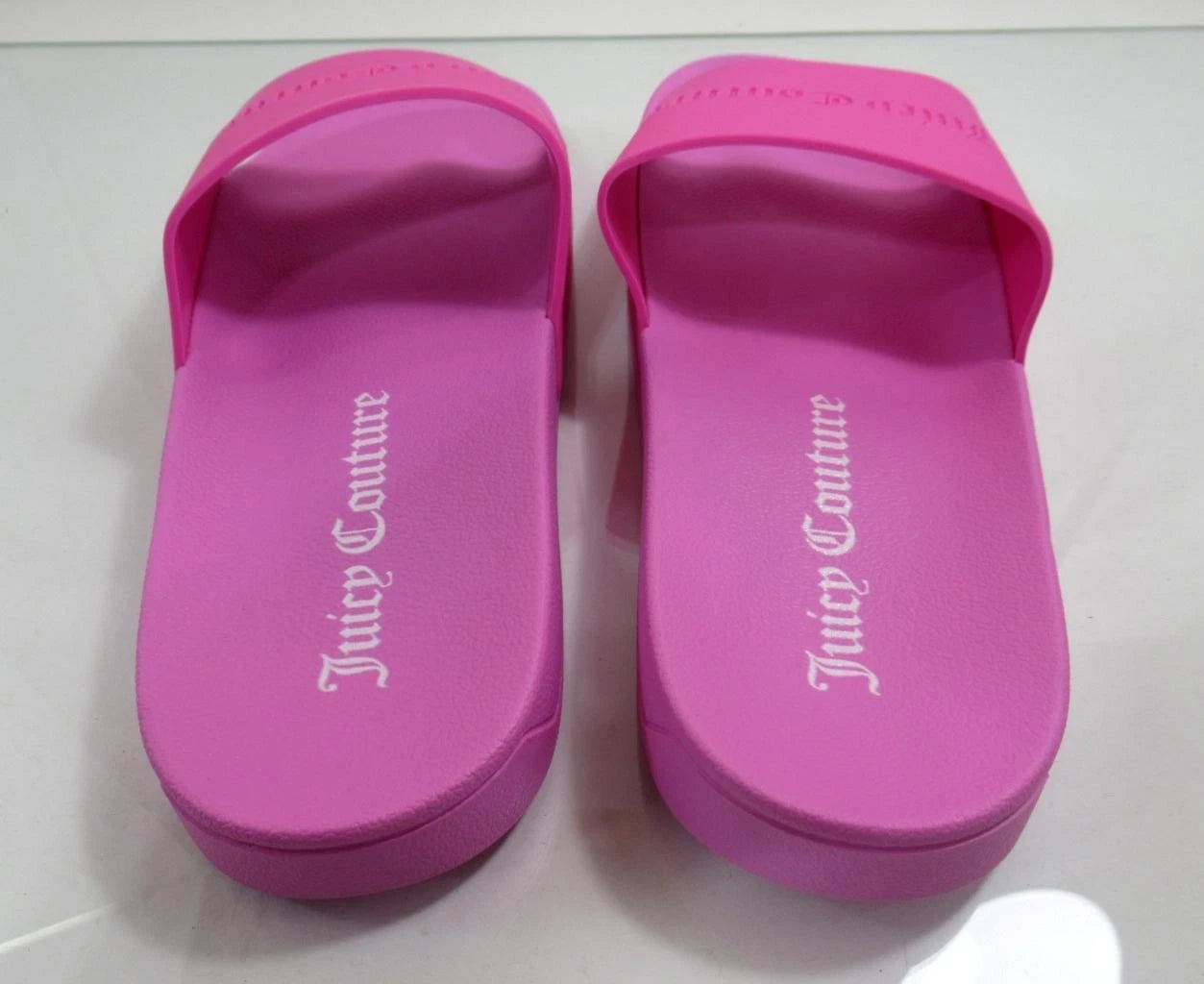 Juicy Couture Breanna Slide Sandal Logo Debossed Pink Size 10 / EUR 40