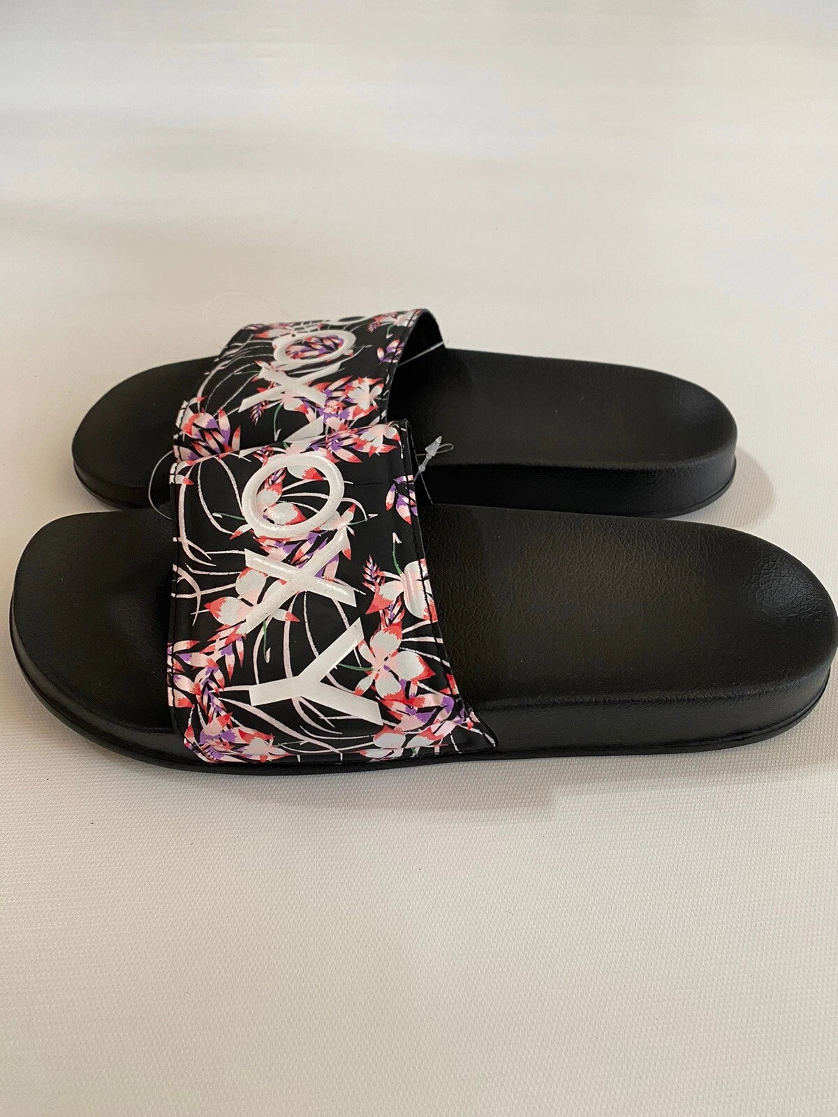 Roxy Women's Eva Slides Floral Sandals Sz 9.5