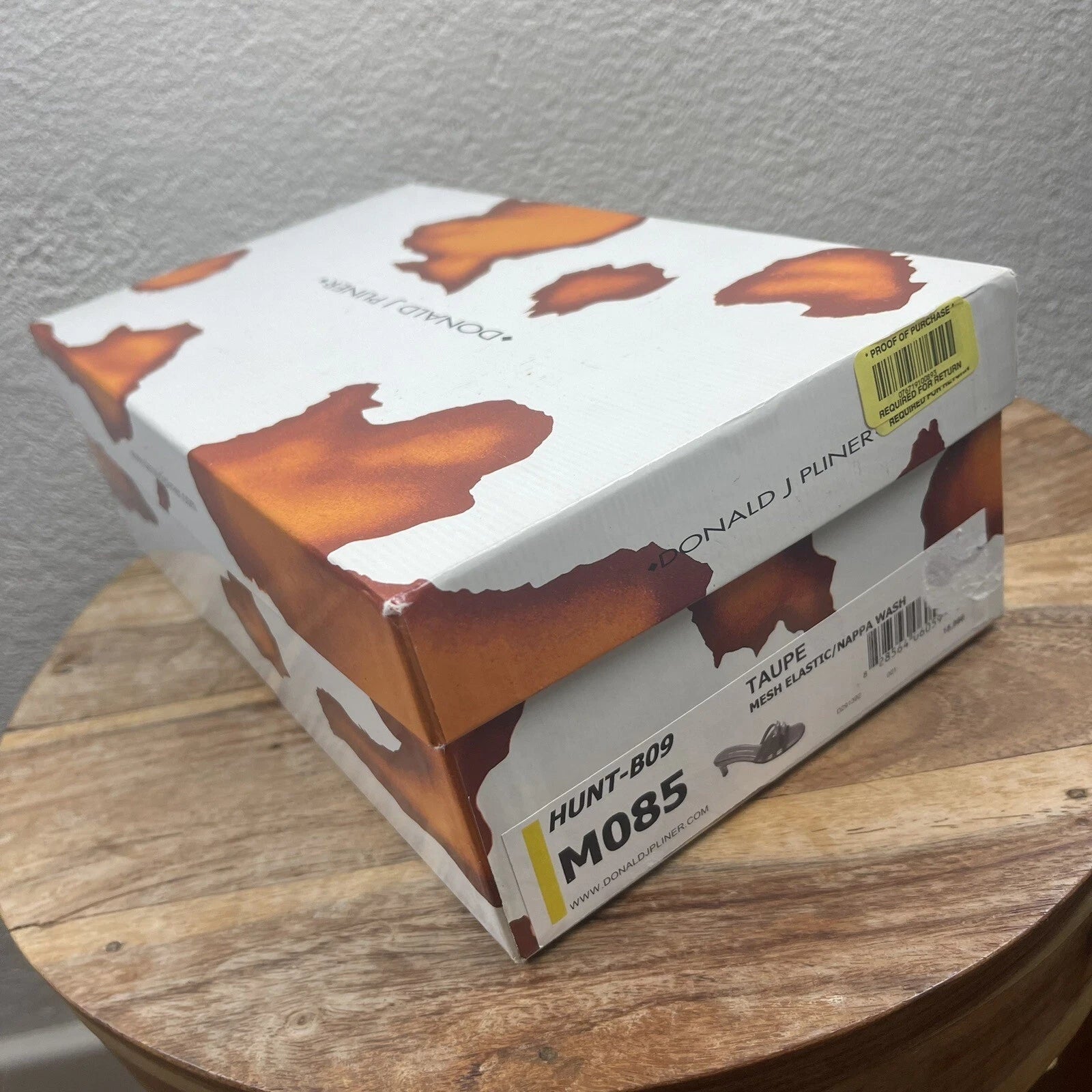 Donald J. Pliner l 8.5M Hunt Taupe Double Bows Strap Slip-On Kitten Heel Sandals