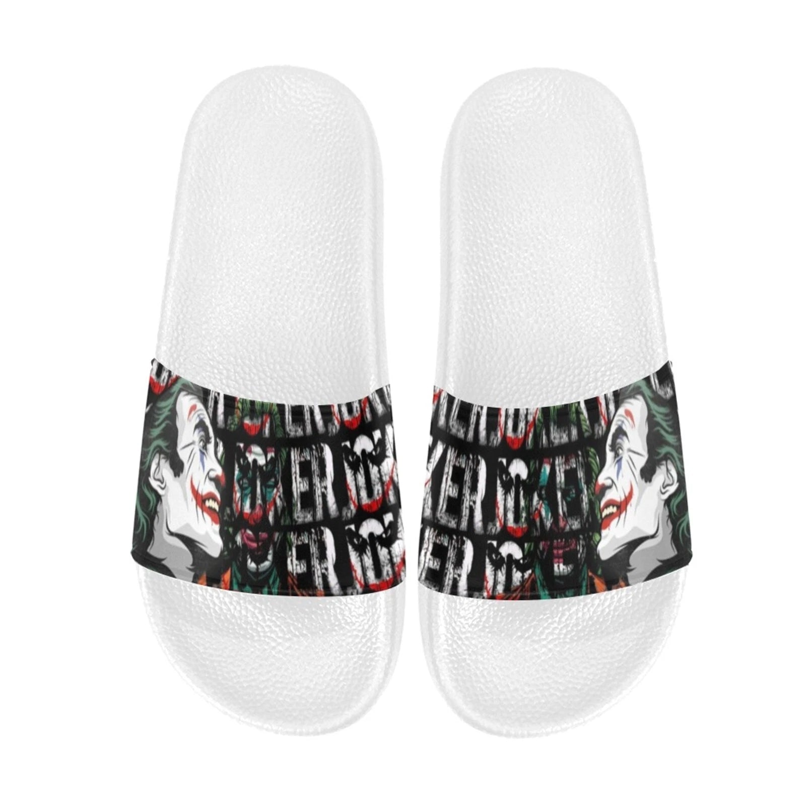Custom JOKER Slide Sandals for Women Personalized Comfort & Style