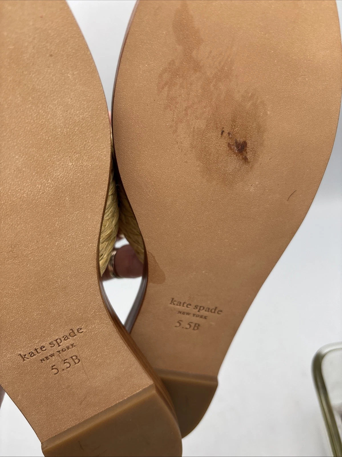 Kate Spade Dock Crystal Slide Sandal Flat Sz 5.5