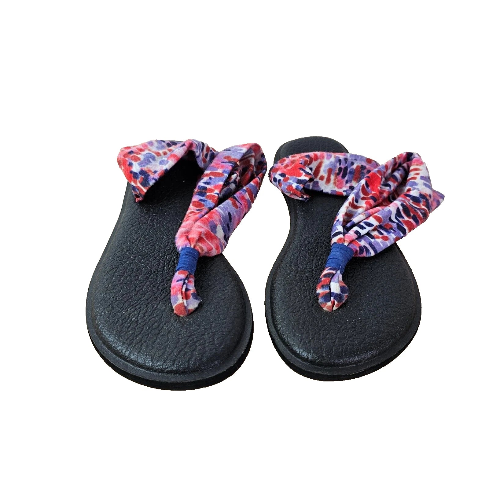 Sanuk Women's Yoga Mat Sling Flip Flops Sandals US Size 6 Style 1013154 Pink