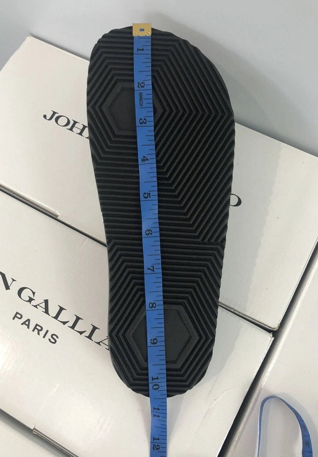 JOHN GALLIANO PARIS Newspaper Gazette Sea Sandals Beach Pool Slides EU 39 *Italy