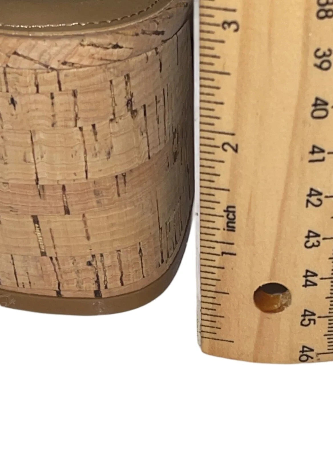 MARC FISHER LTD Naniya White Block Heels Chain Buckle Slides Women’s Size US 8M