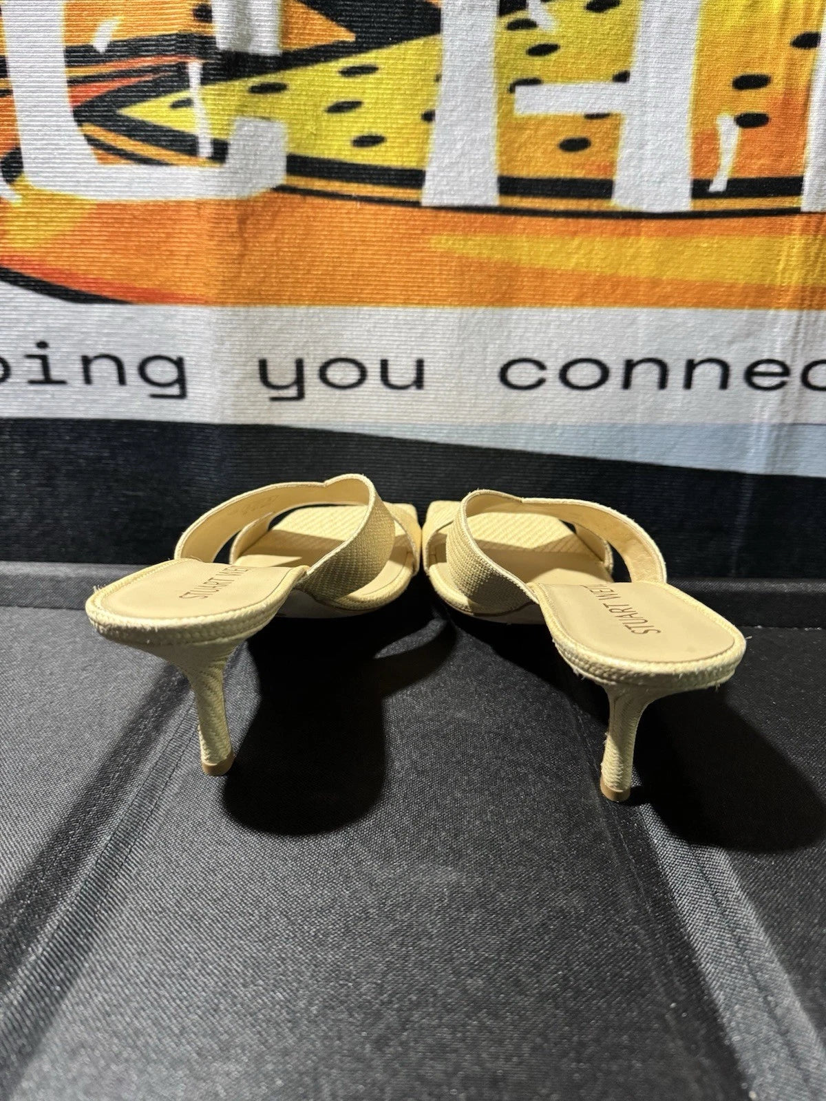 Stuart Weitzman Women's Carmen Sandal in Wheat Size 10B