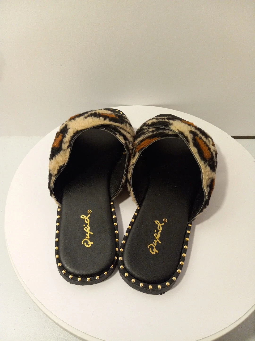Qupid Karzen 36  Style Woman Leopard Sandals  various Size available