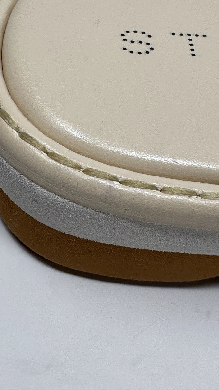 Stella McCartney Women’s Sneakelyse Twist Cream Sandals Size 10 US / 40 EU