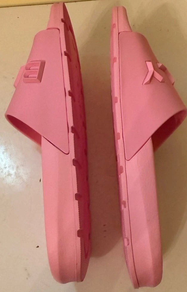 Bally Switzerland Women's Pink “Taffy” Rubber Slide Sandals New NIB Italy