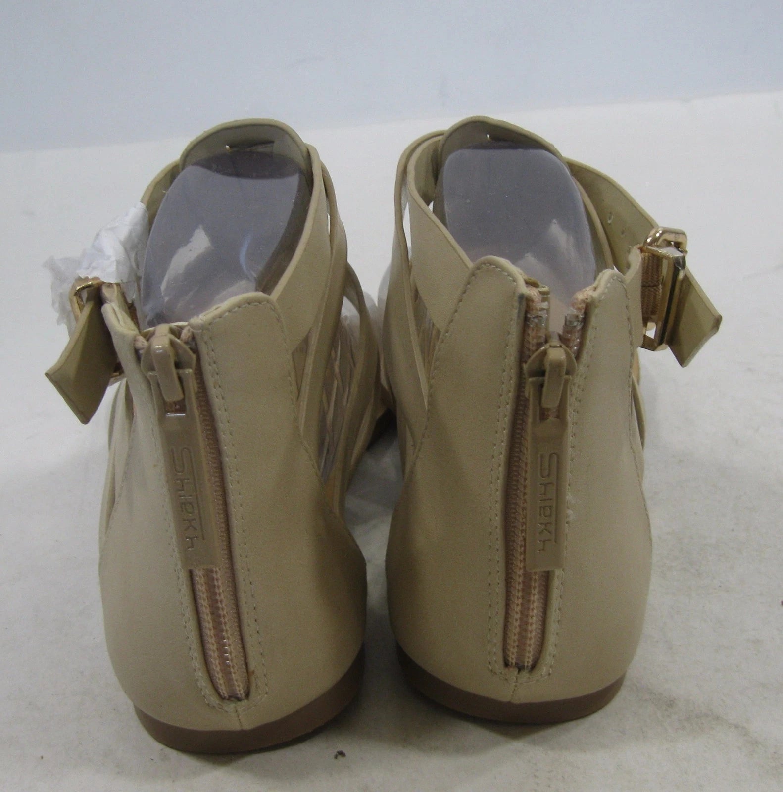 NEW LADIES Summer Skintone Fashion Ankle Strap Sandals  women Size 5.5