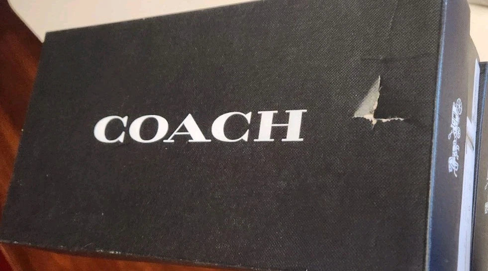 Coach C3068 Ulyssa Women Size 6 Rubber Jelly Slides Sandals Slip On New with Box