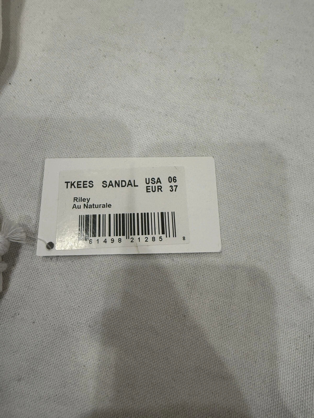 TKEES, WOMEN'S SANDAL, FLIP-FLOP, STYLE NAME RILEY, COLORE AU NATURALE, SIZE 6