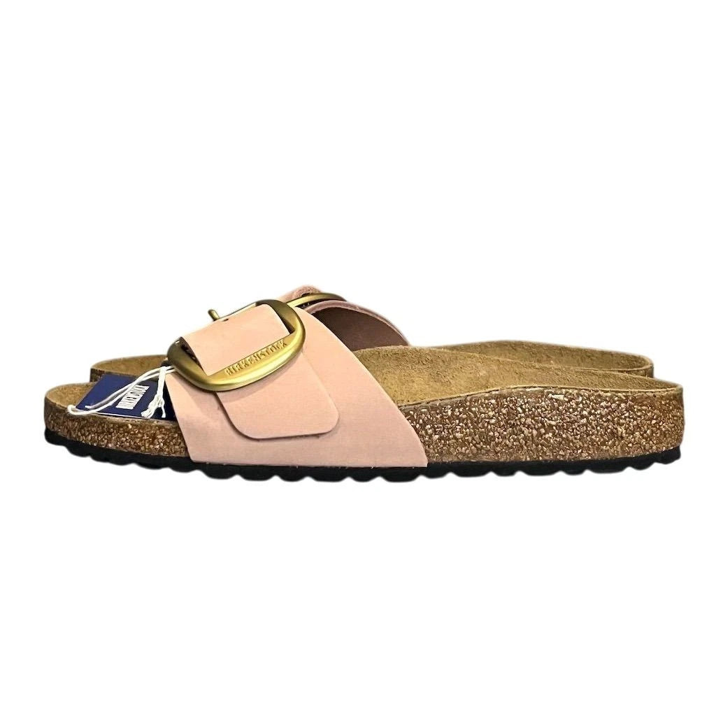 Birkenstock Madrid Big Buckle Women's Pink Leather Slide Sandals 7 Slip On