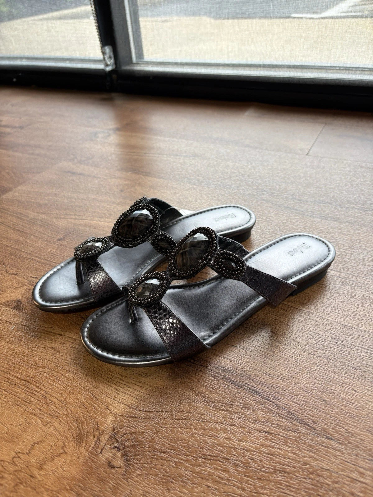 Reba Women Sandals Size 9 Style # A9418L1901 JOYCE, PEWTED