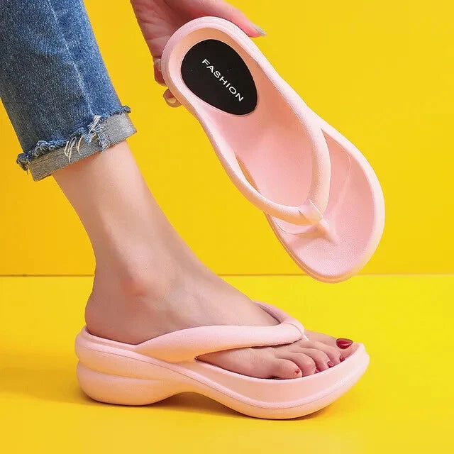 Platform Slipper Sandals Flip Flop Slides Comfort for Women Summer Vibes