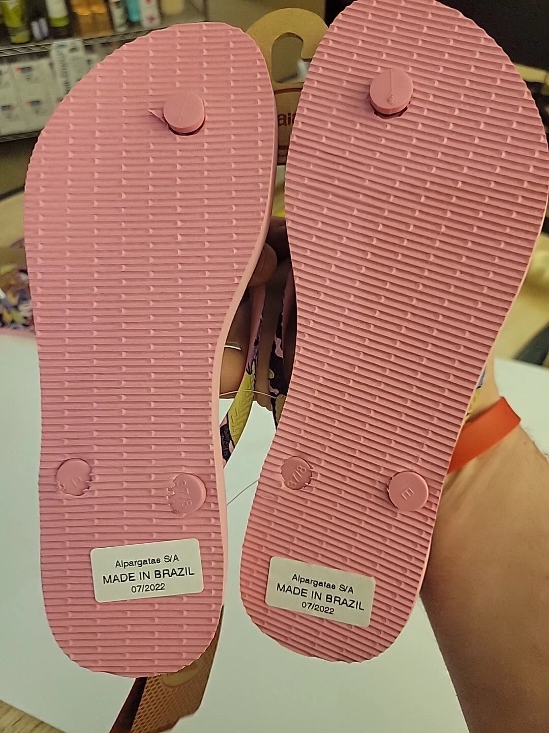 Havaianas Slim Disney Style Flip-Flops Womens Size 7- New