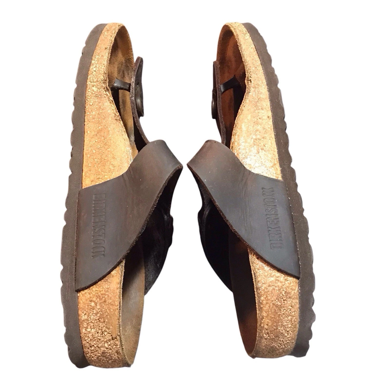 Birkenstock Gizeh Brown Slide Sandals Size EU 37 US 6 Comfort