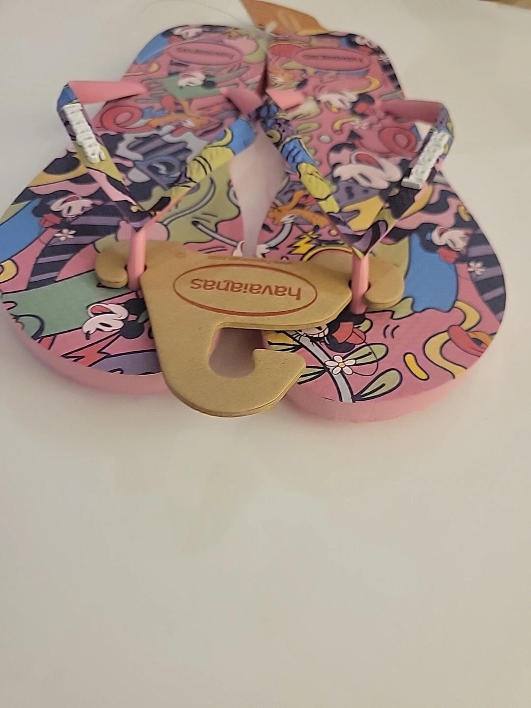 Havaianas Slim Disney Style Flip-Flops Womens Size 7- New