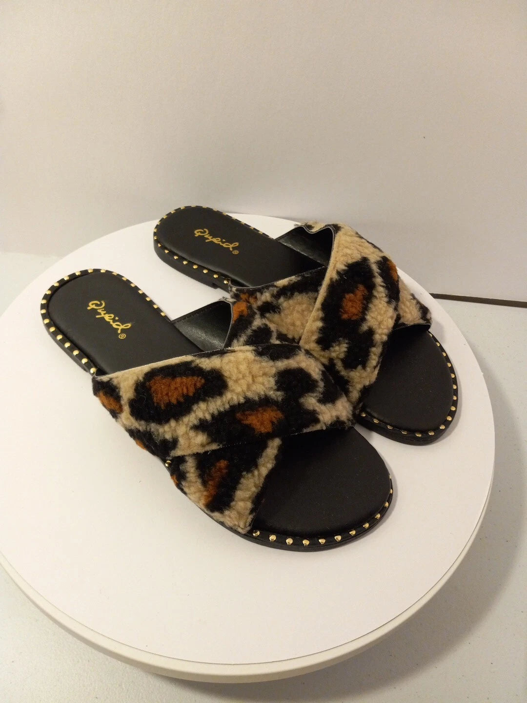 Qupid Karzen 36  Style Woman Leopard Sandals  various Size available