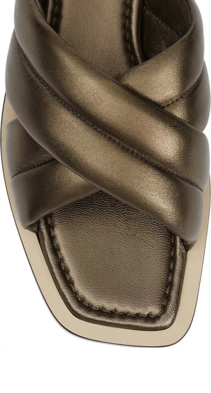 LAFAYETTE 148 NEW YORK Donne Slide Sandal Sz 37/US 7 $447