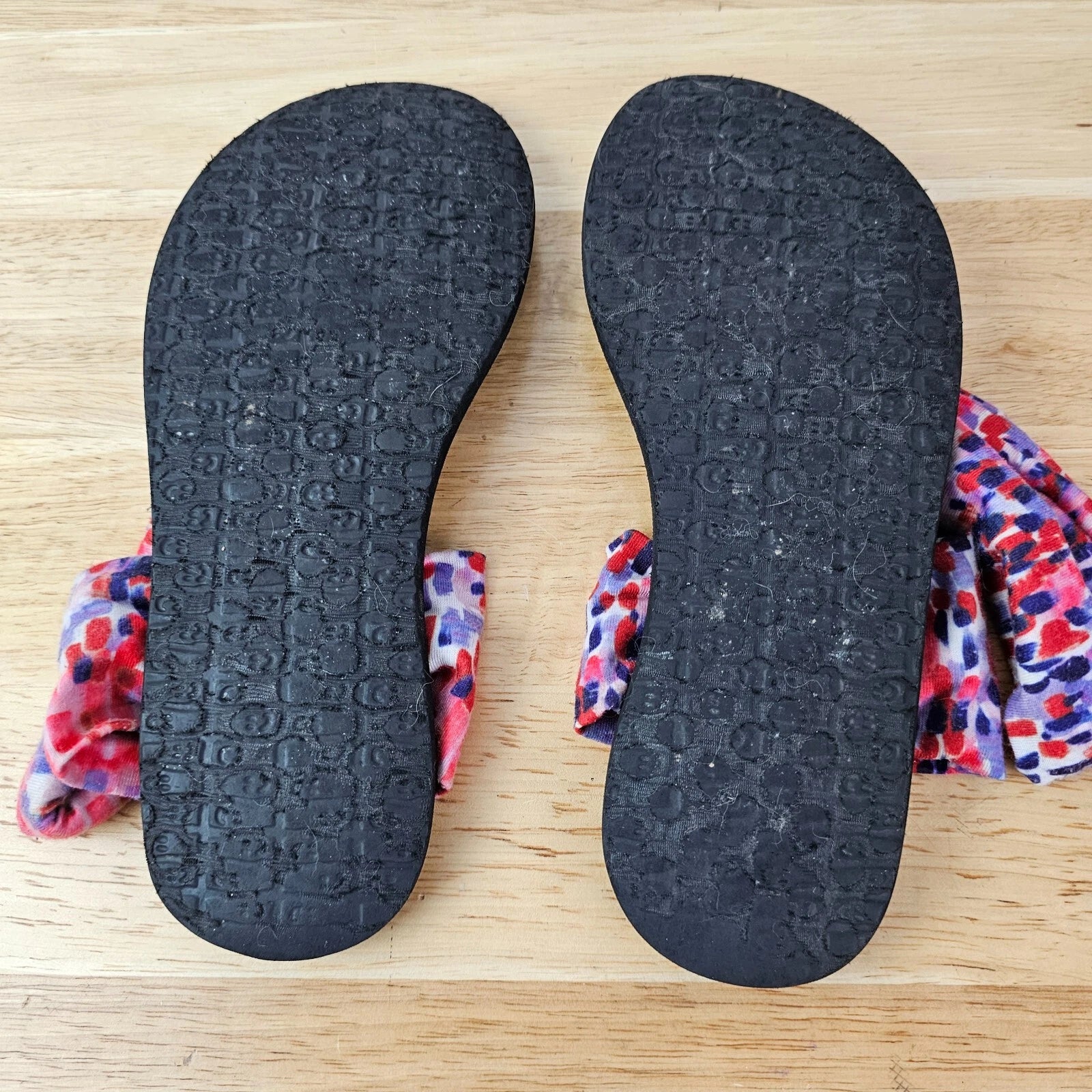 Sanuk Women's Yoga Mat Sling Flip Flops Sandals US Size 6 Style 1013154 Pink