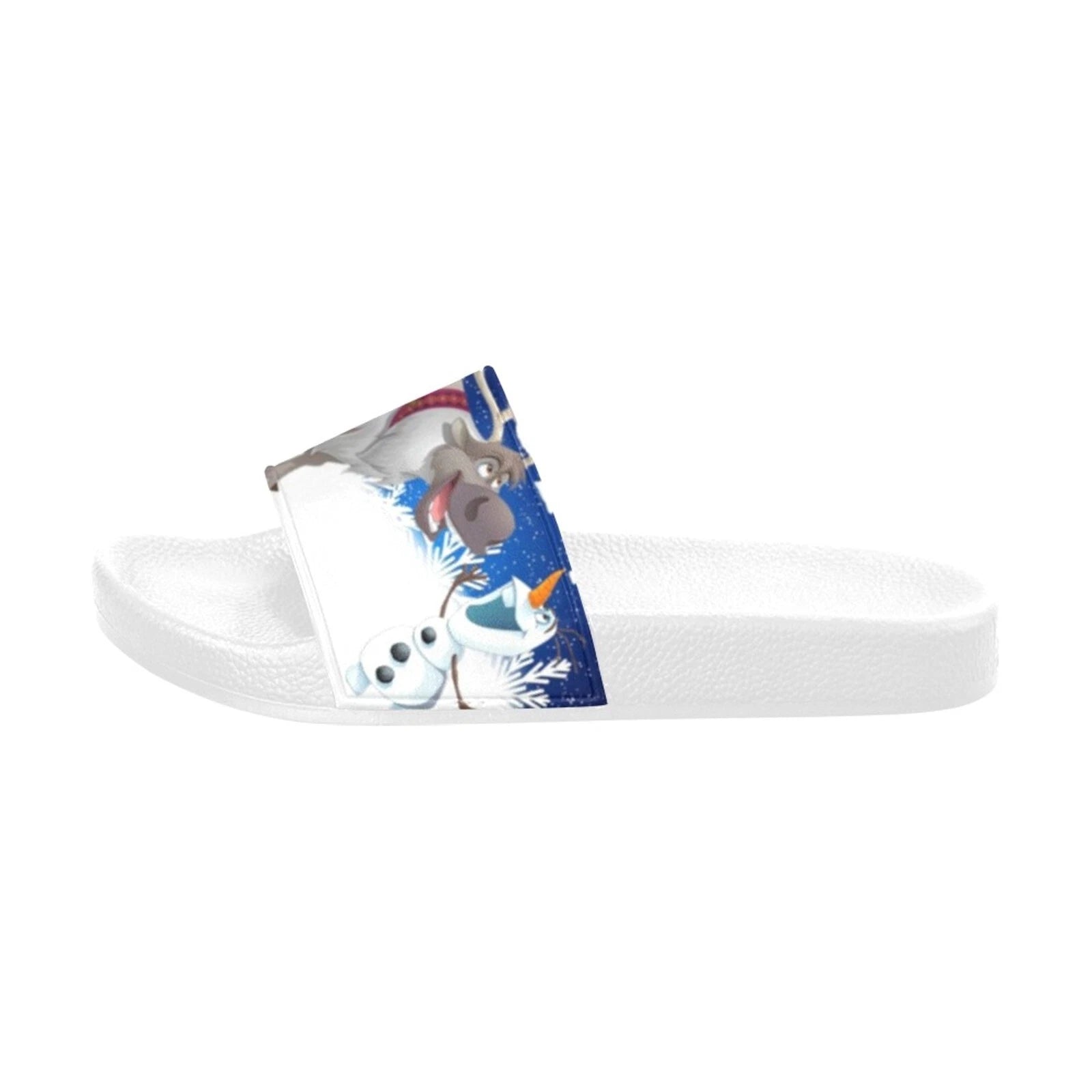 Custom Frozen Olaf Slide Sandals for Women Personalized Comfort & Style