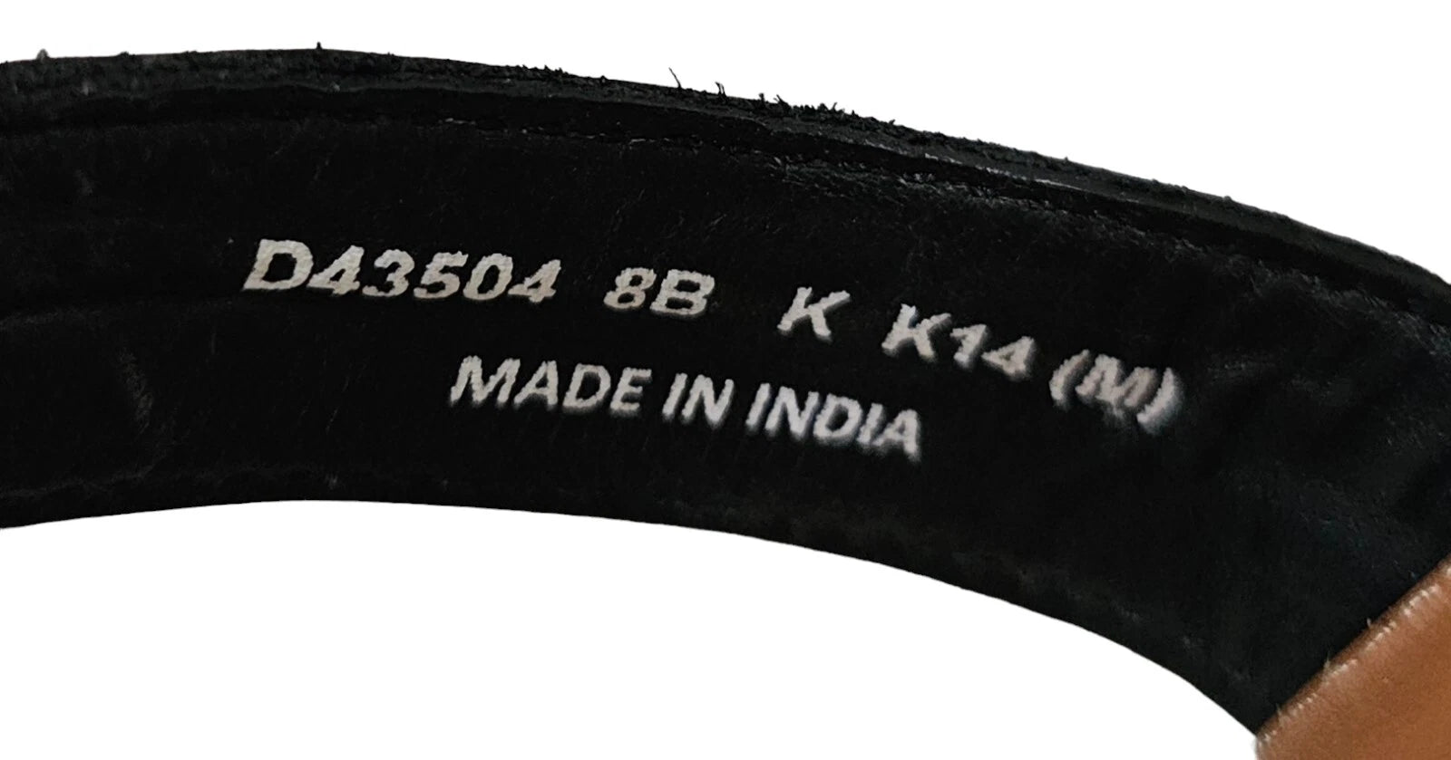 COLE HAAN Mesi Black Leather Grand OS Flat Slide Sandals Sz 8