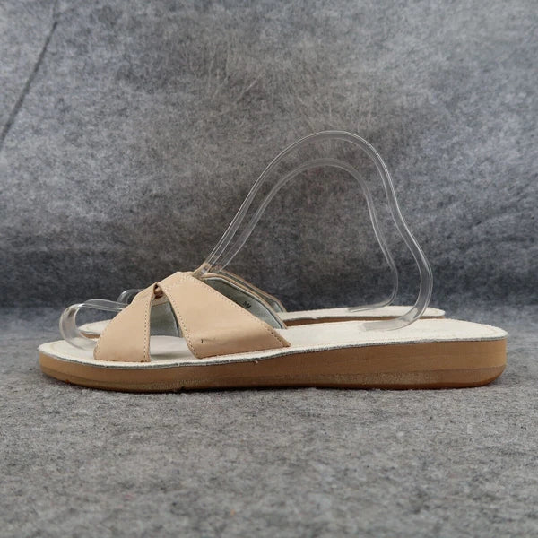 Sperry Shoes Womens 9 Slide Sandals Leather Slip On Fashion Comfort Top Sider