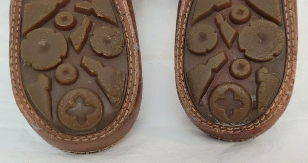 Timberland Womens Slide Sandals Brown Leather Smart Comfort System Size 10 M