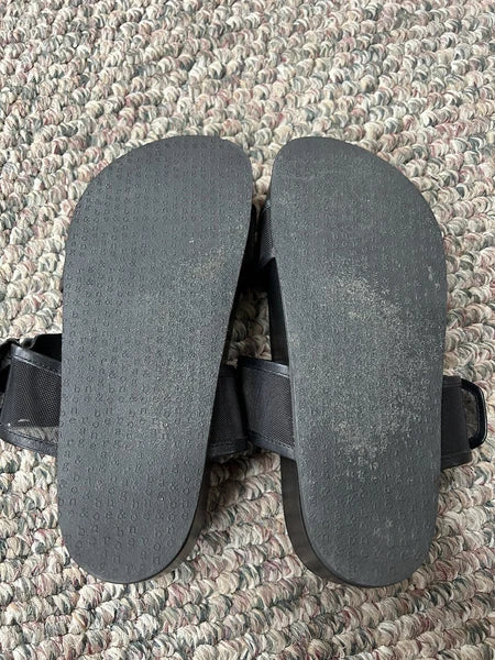 Rag & Bone Evin Mesh & Leather Black Platform Sandals Women’s Size 35