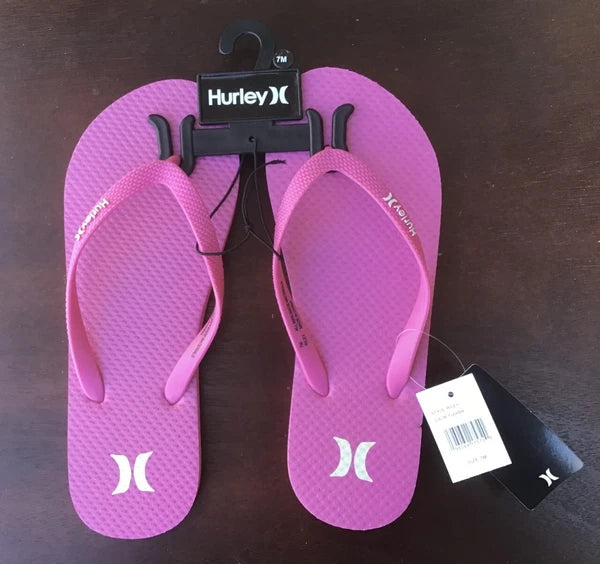 New  Women's Hurley Geo Style Flip Flop Sandals Thong - Pick Style & Size!