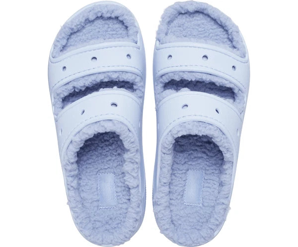 Crocs Unisex Classic Cozzzy Sandal - Blue Calcite