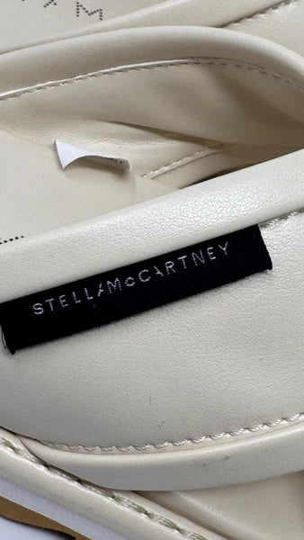 Stella McCartney Women’s Sneakelyse Twist Cream Sandals Size 10 US / 40 EU