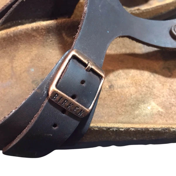 Birkenstock Gizeh Brown Slide Sandals Size EU 37 US 6 Comfort