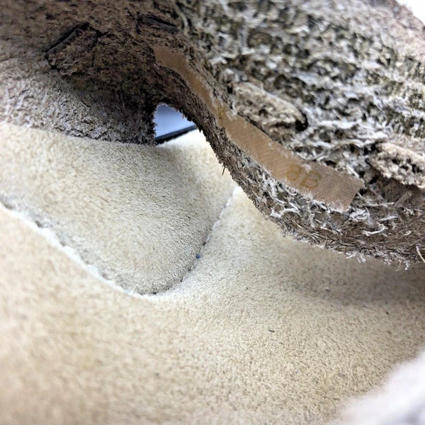 Jessica Style and Comfort Women Beige Suede Slide Sandal Shoe Size 8B Pre Owned