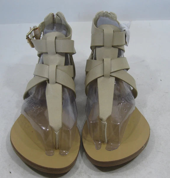 NEW LADIES Summer Skintone Fashion Ankle Strap Sandals  women Size 5.5