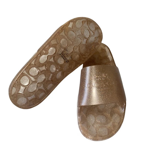 Coach Champagne Women's Ulyssa Slide Style #c3068 Sandals size 7