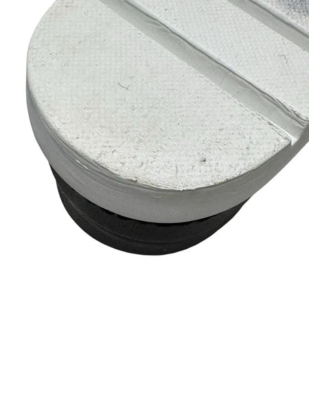 J Slides NYC Black Platform Double Strap Slide Sandals Womens Size 6M