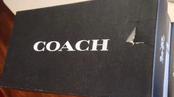 Coach C3068 Ulyssa Women Size 6 Rubber Jelly Slides Sandals Slip On New with Box