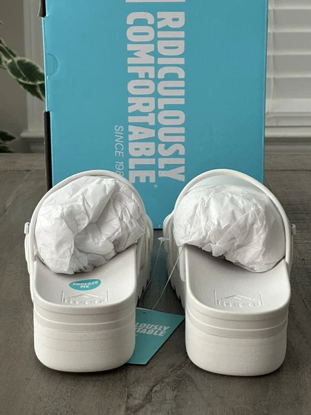 Reef Women's US 8 Vista Hi-Energy Cloud Transparent Slides, Style # CJ6852